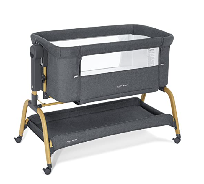 ANGELBLISS 3 in 1 Baby Bassinet, Rocking Bassinets Bedside Sleeper with Comfy Mattress and Wheels (3 Night Minimum) Guaranteed Delivery Between 1–4 PM | Pickup at 10 AM.
