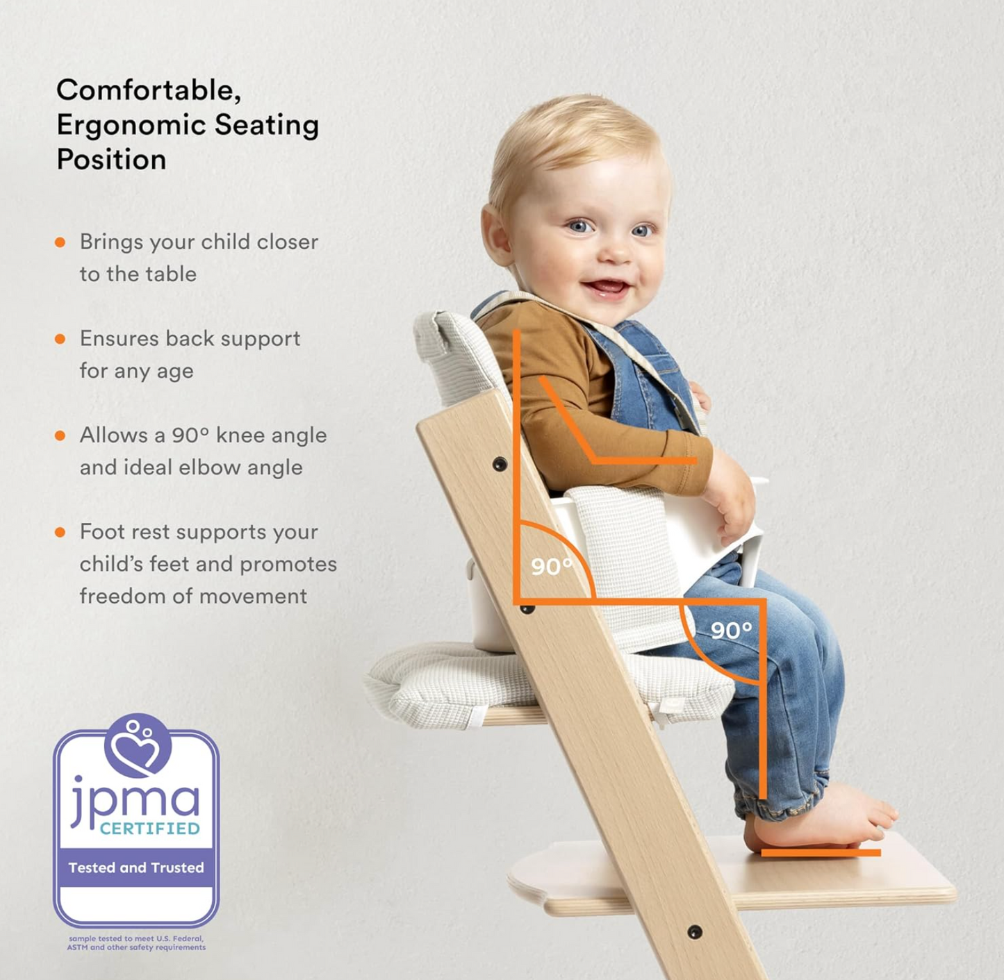 Stokke Tripp Trapp High Chair and Cushion with Tray (3 Night Minimum)